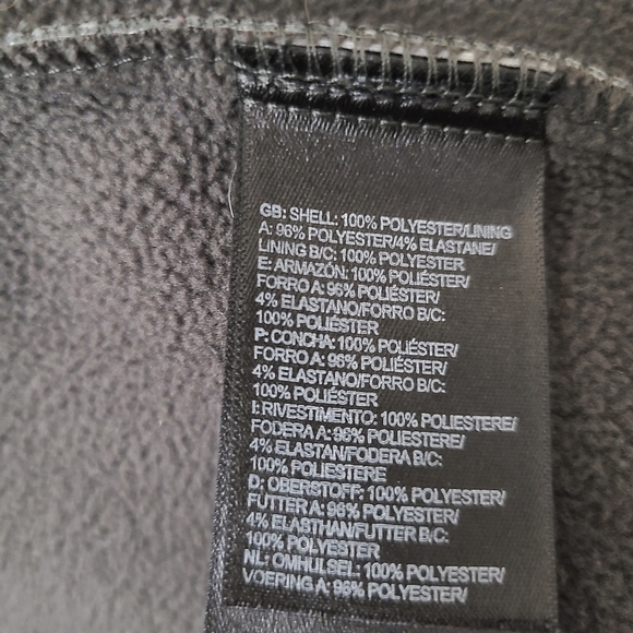 The North Face men's gray zip-up jacket, sz XL (PTP 25") - Picture 9 of 15